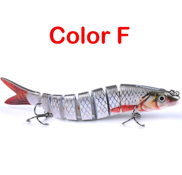 Artificial Multi Jointed Hard Bait - Pike/Bass