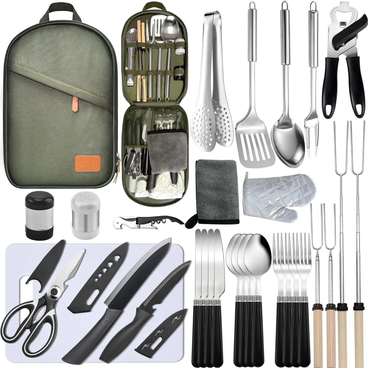 Camping Cooking Set- 31 Pcs Camping Utensils