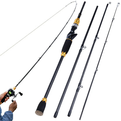 Sougayilang 4-section Bait-Cast Combo