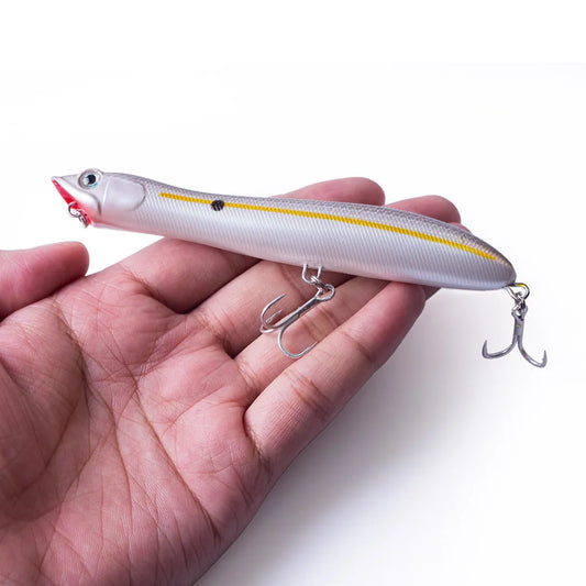 120mm/18g Topwater Pencil Popper Floating Fishing Lure
