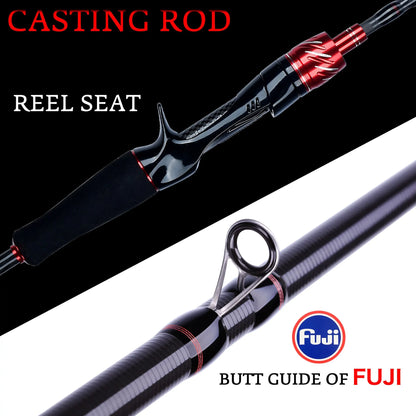 BIUTIFU Traveller Spinning/Casting Rod