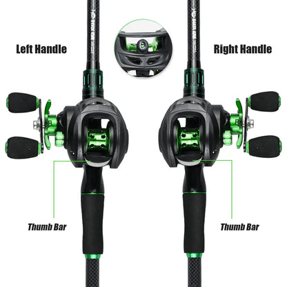 Ali Bait-Cast Combo Black/Green