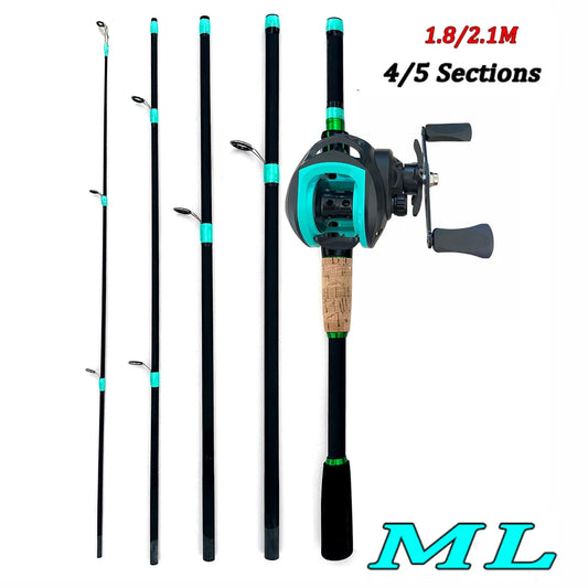 Ali Bait-Cast Combo 5-section
