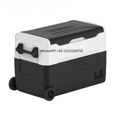 12V 35L 45L 55L ABS Mini RV Freezer Cooler 24V Ice Maker Compressor Dual-Zone for Car Truck Boat Camping