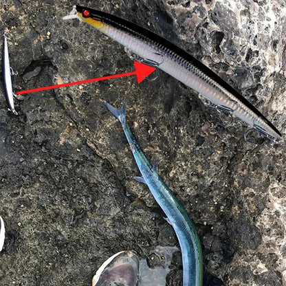 Minnow Fishing Lure Laser Hard Artificial Bait 18cm 24g 3D Eyes Sharp Hooks Sea Fishing Bait Colorful Crankbait Wobblers