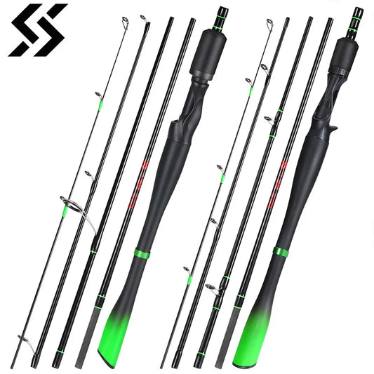 Sougayilang 6’ 7’ 8’ Carbon Fiber Spinning/Casting Rod