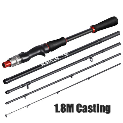 Sougaliyang Spinning/Casting Carbon Fiber 5-section Rod