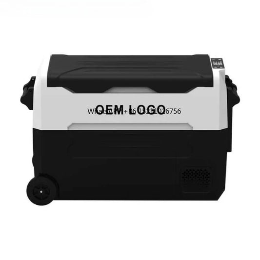 12V 35L 45L 55L ABS Mini RV Freezer Cooler 24V Ice Maker Compressor Dual-Zone for Car Truck Boat Camping