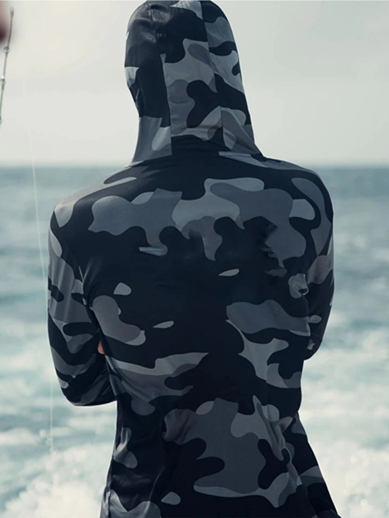Huk Fishing Hoodie w/ Face Mask