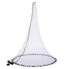 Fishing Cast Net 1/4-Inch with Utility Bucket for Bait Fish